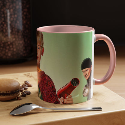 Tazza Mamma ho perso l'aereo -Home Alone Movie Mug — Macaulay Culkin Kevin & Wet Bandits Holiday Coffee Mug (11/15oz)