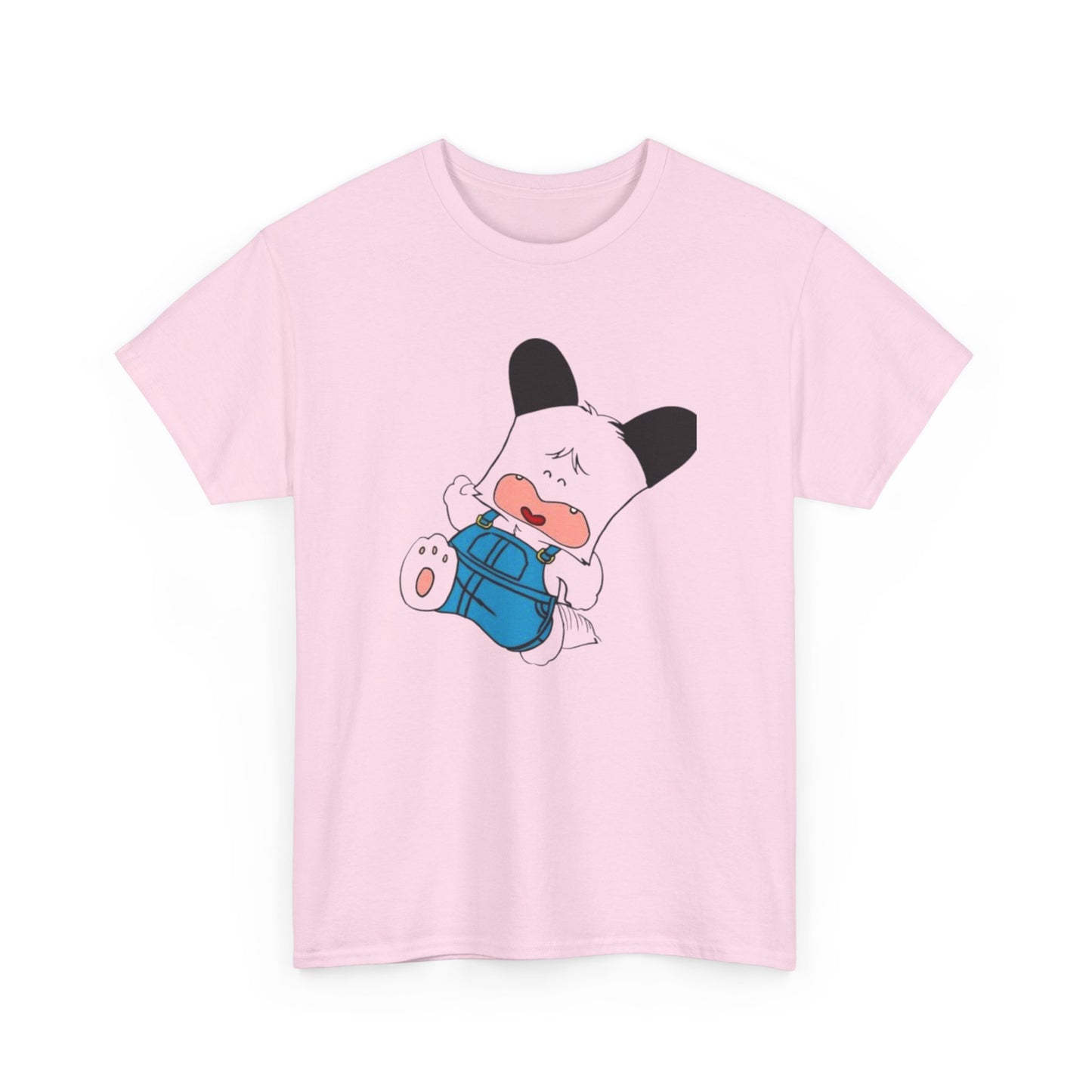 T-shirt Spank - Cute Crying Puppy Graphic Tee — Kawaii Cartoon Dog T-Shirt