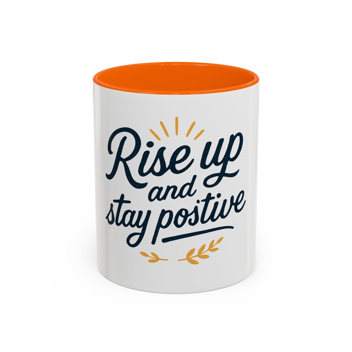 Tazza da caffè motivazionale, bicchieri motivazionali, tazza "Rise Up and Stay Positive" IDEA REGALO