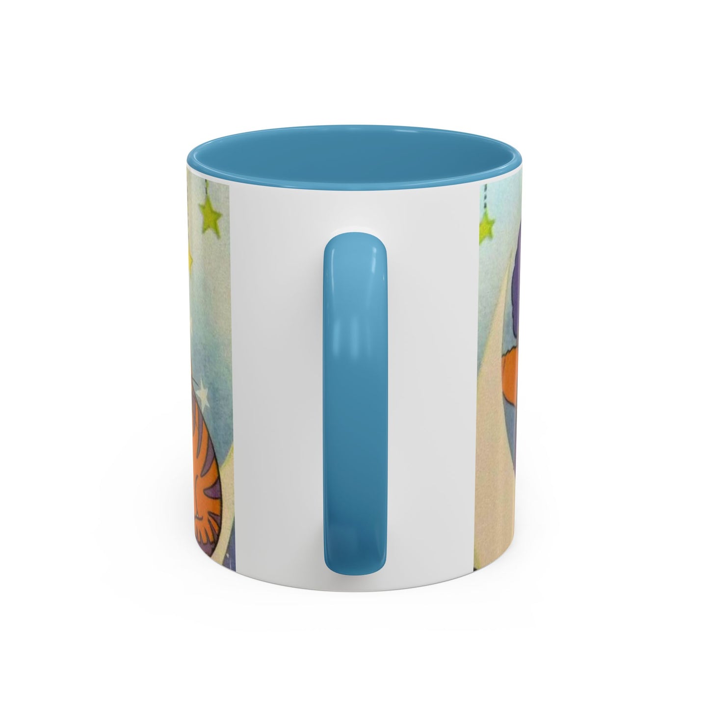 Tazza Kiss me Licia-Kawaii Girl & Cat Accent Coffee Mug – Cute Anime Retro Illustration (11/15oz)