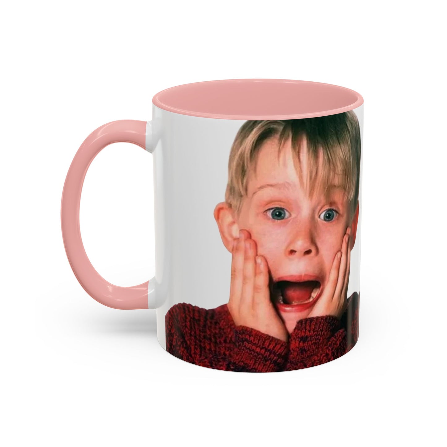 Tazza KEVIN - Home Alone Inspired Accent Coffee Mug — Funny Kid Surprise Face (11/15 oz)