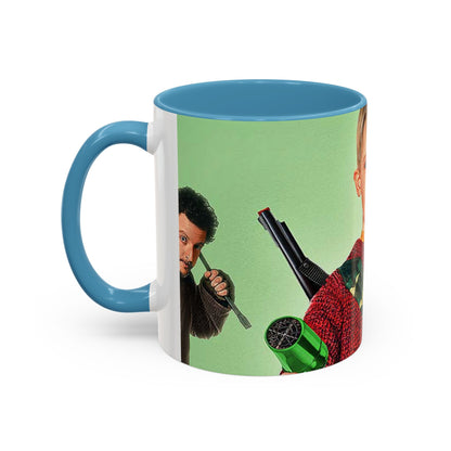 Tazza Mamma ho perso l'aereo -Home Alone Movie Mug — Macaulay Culkin Kevin & Wet Bandits Holiday Coffee Mug (11/15oz)